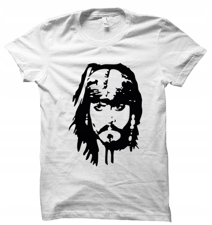 

Jack Sparrow piraci karaibów depp koszulka damska