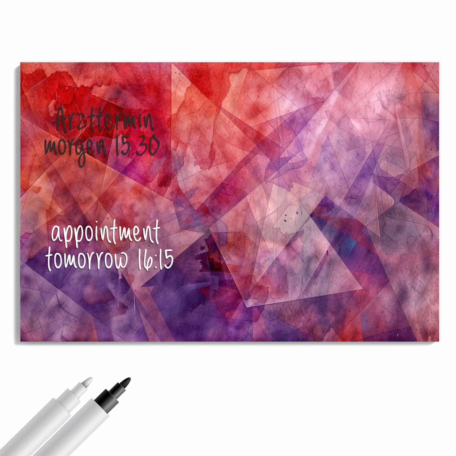 Magnetická tabule Abstraktní Forma umění 90 × 60 cm