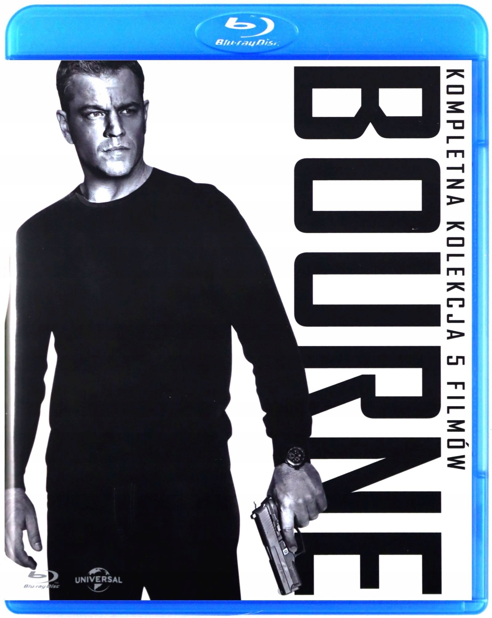 Bourne Kompletna Kolekcja 5 Filmów 5BLU-RAY Nowa Folia
