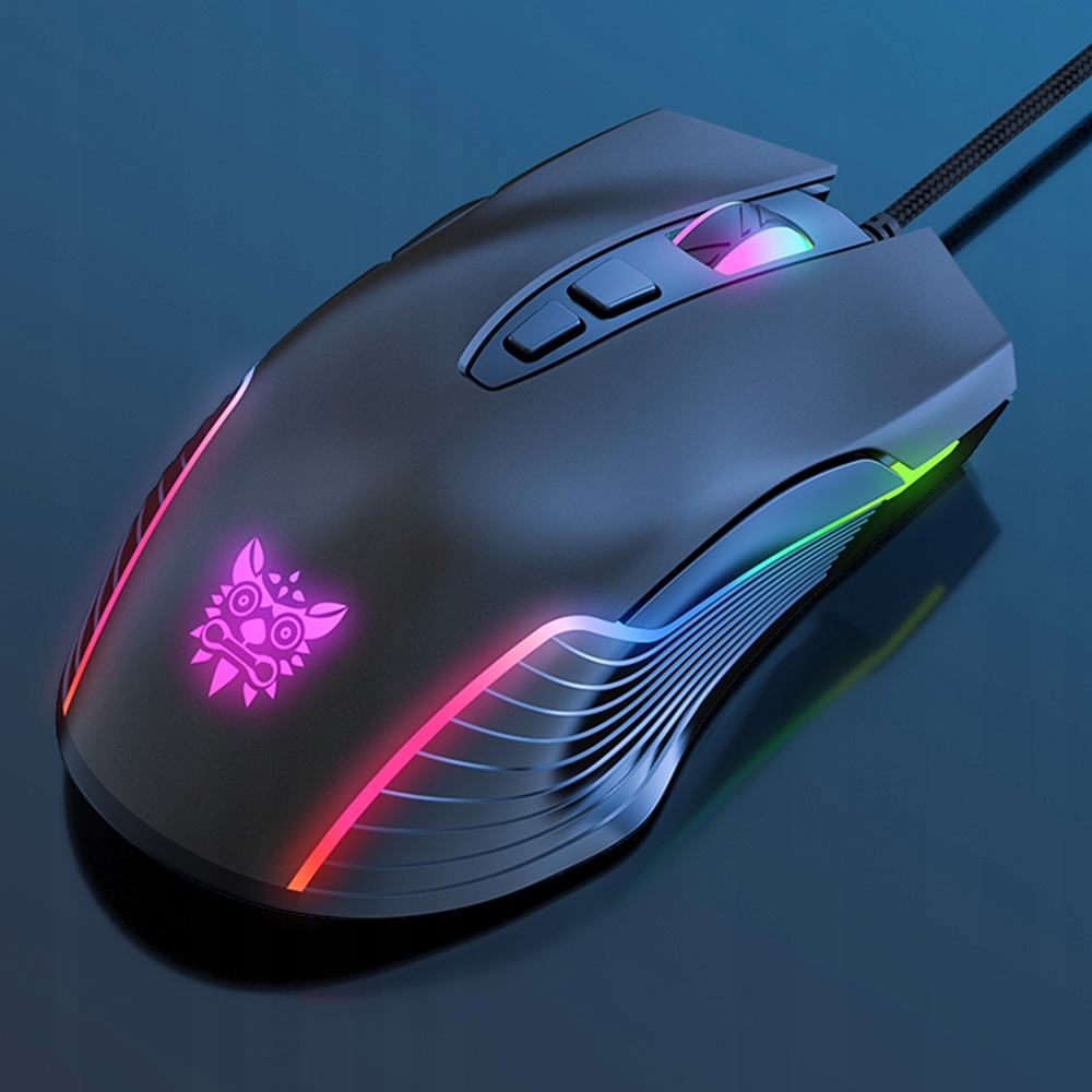 Myszka Gamingowa Przewodowa Onikuma CW905 Optyczna 6400 DPI 7 Przycisków Interfejs USB
