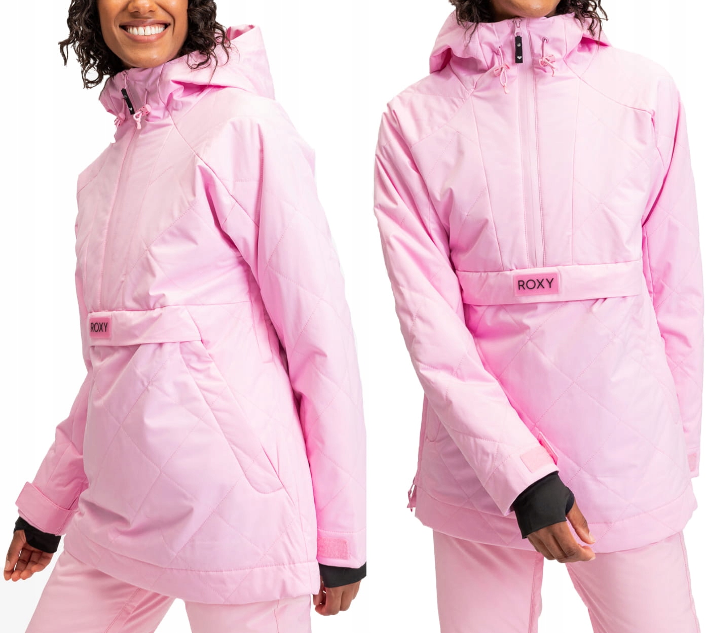 Roxy Radiant Lines Overhead dámská zimní snowboardová bunda růžová 10K L