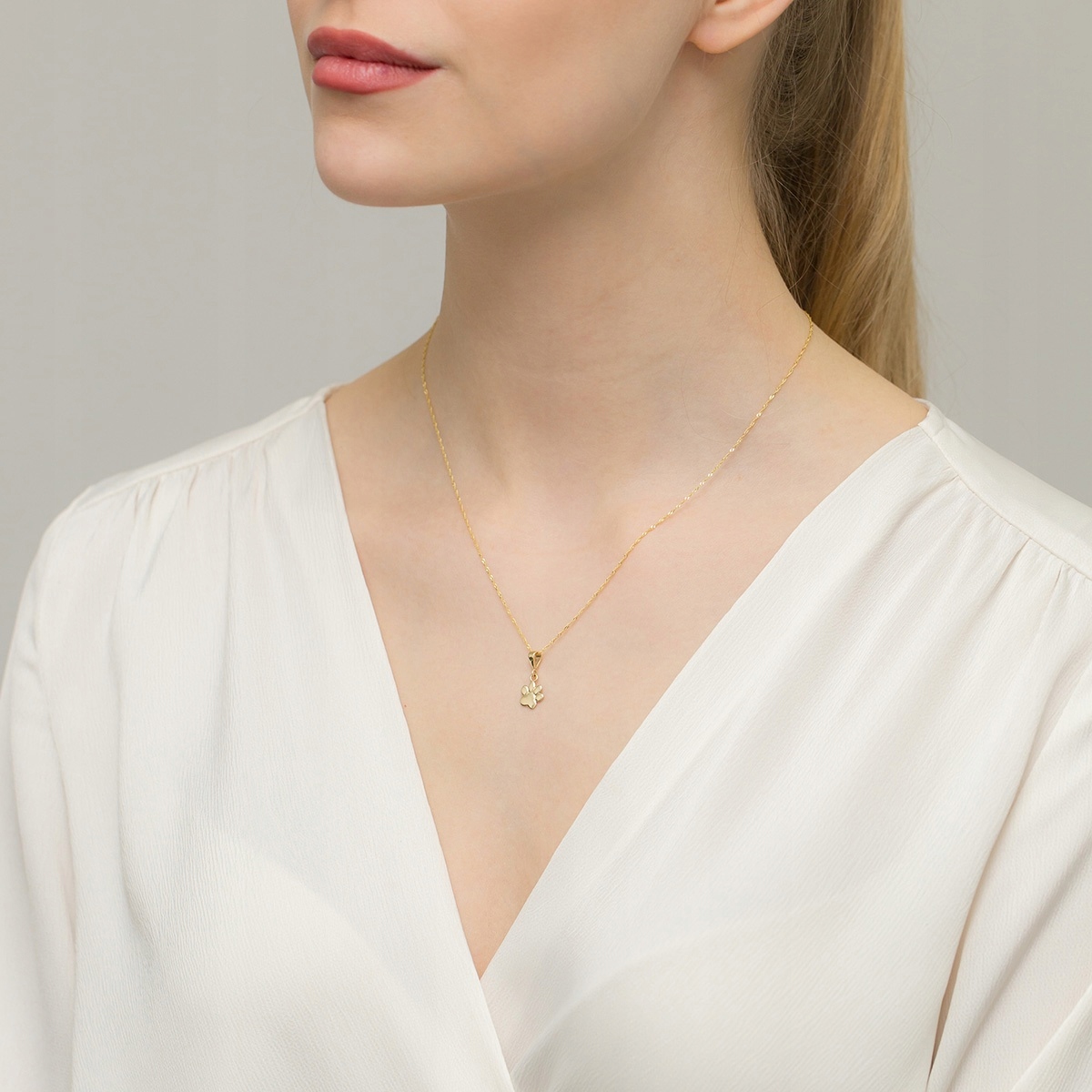 ZŁOTA ZAWIESZKA WISIOREK pr. 333 PSIA ŁAPKA Marka Marko