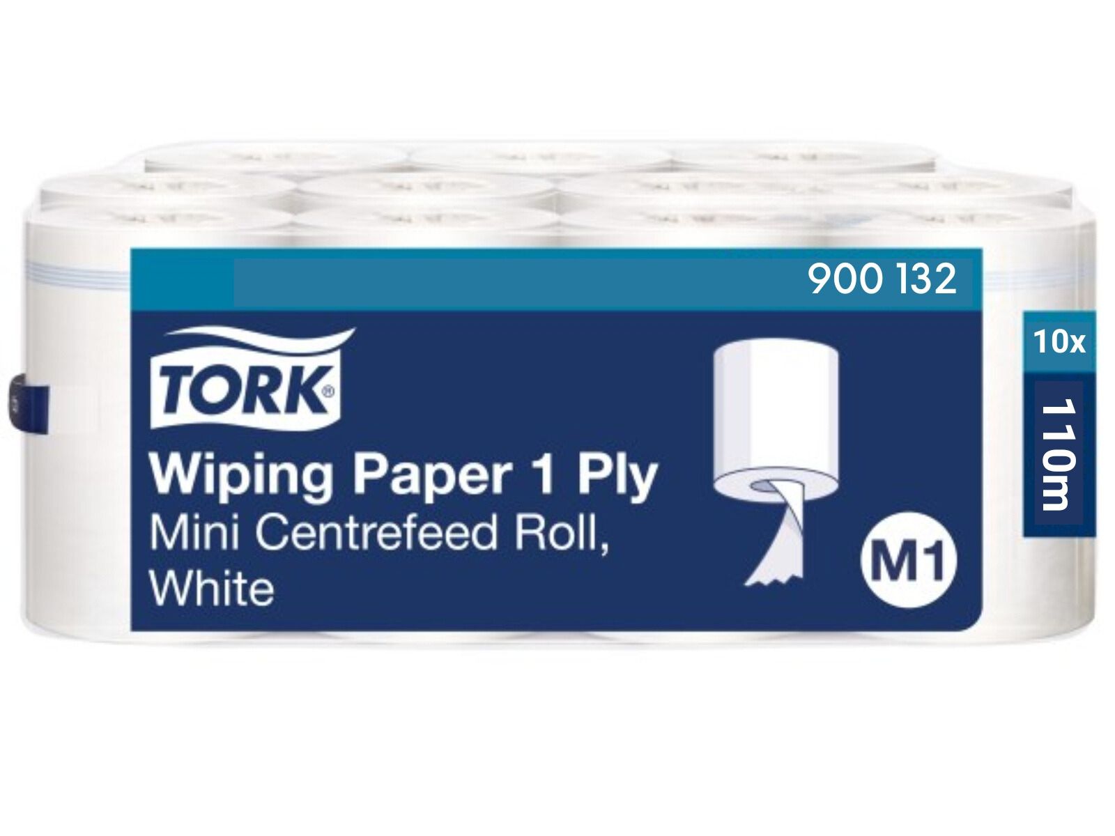 Ręcznik papierowy Tork 900132 Czyściwo 10 rolek 110m/rolka Uniwersalny M1