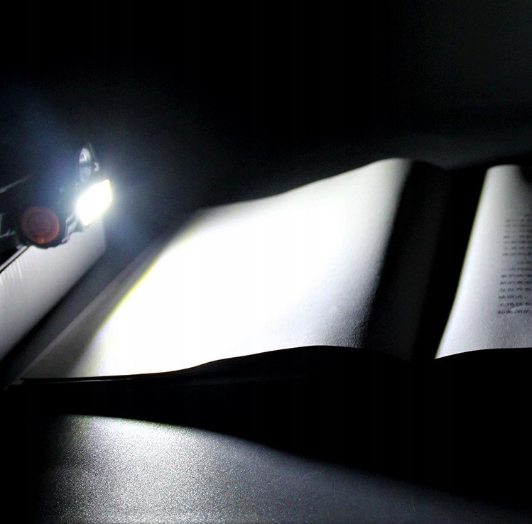 LATARKA CZOŁOWA 4w1 Z MAGNESEM AKU MINI REFLEKTOR Materiał ABS