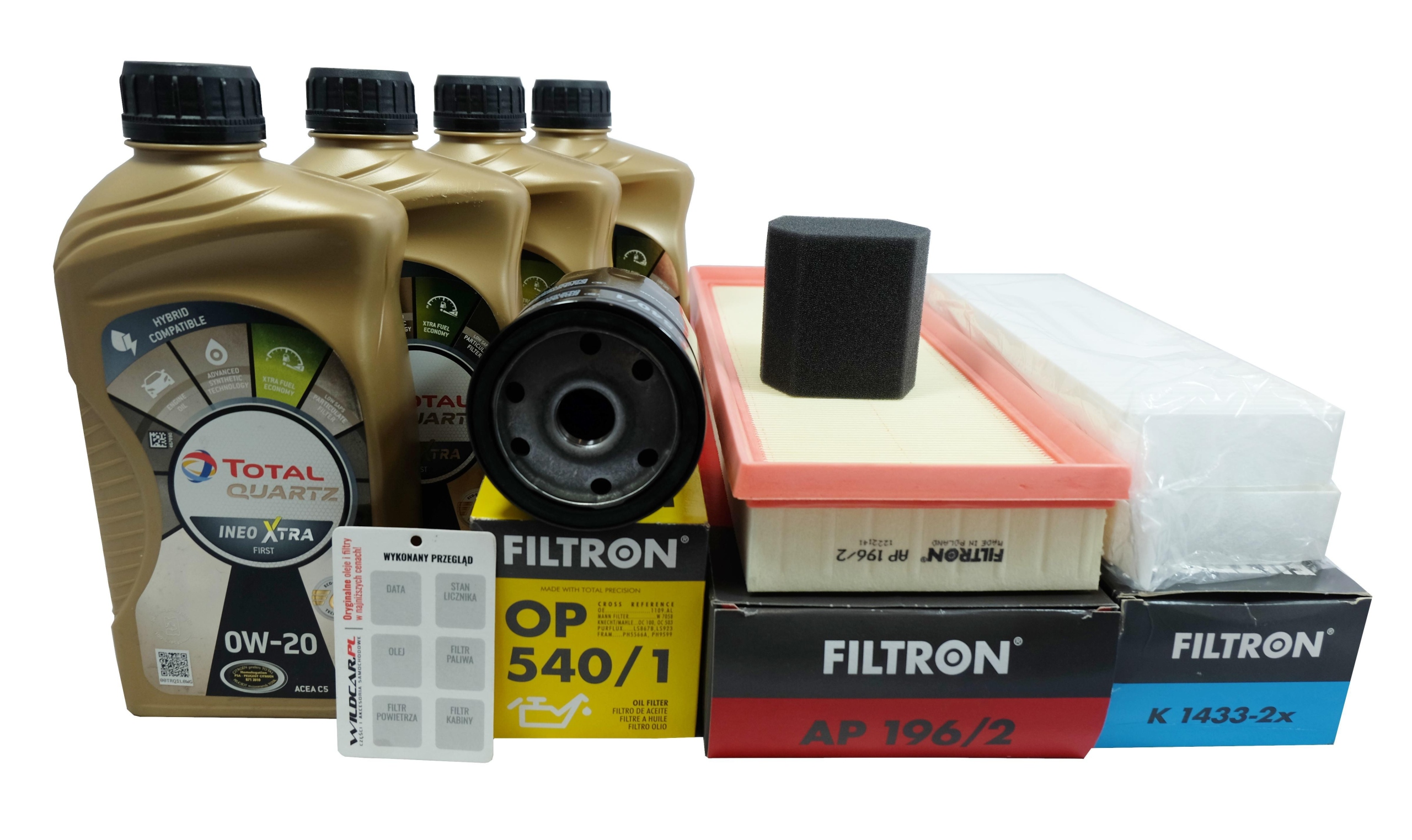 Filtry olej DS3 Crossback Opel Corsa F Mokka B 1.2