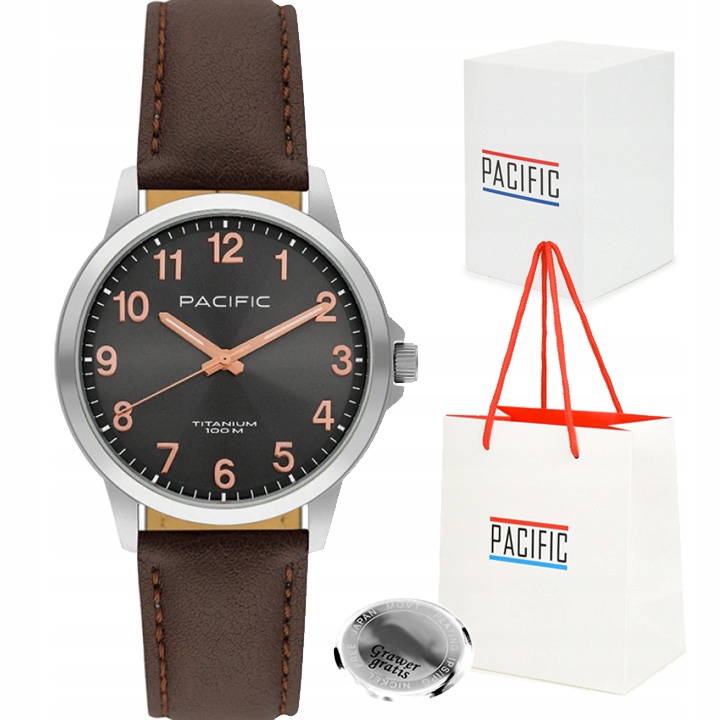 Pánské hodinky titanové Pacific jako dárek Gravírování