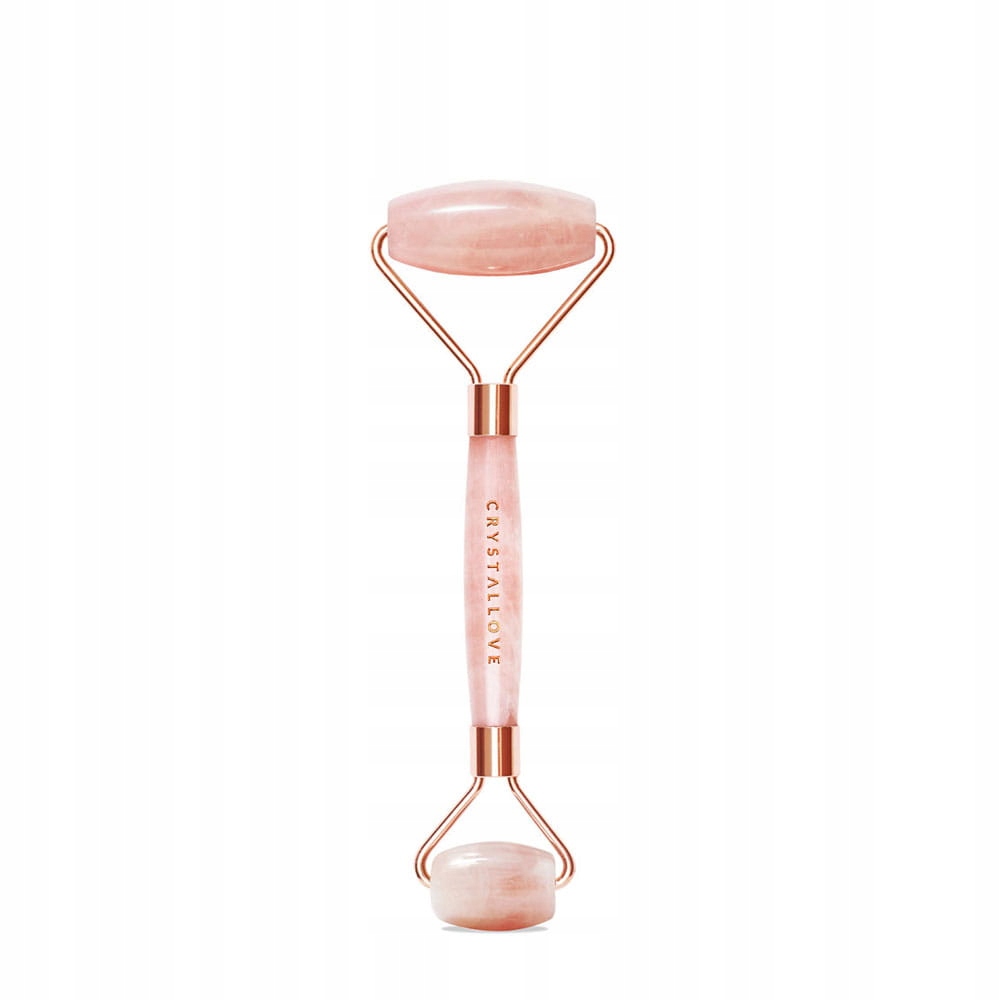 Crystallove Masážní Přístroj Roller Růžový Křemen