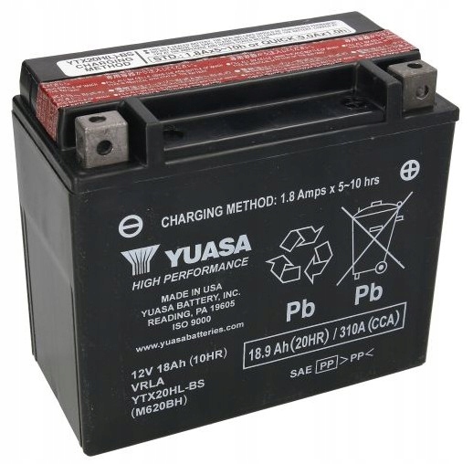 Akumulator Yuasa YTX20HL-BS 18.9Ah 310A Mińsk Mazowiecki