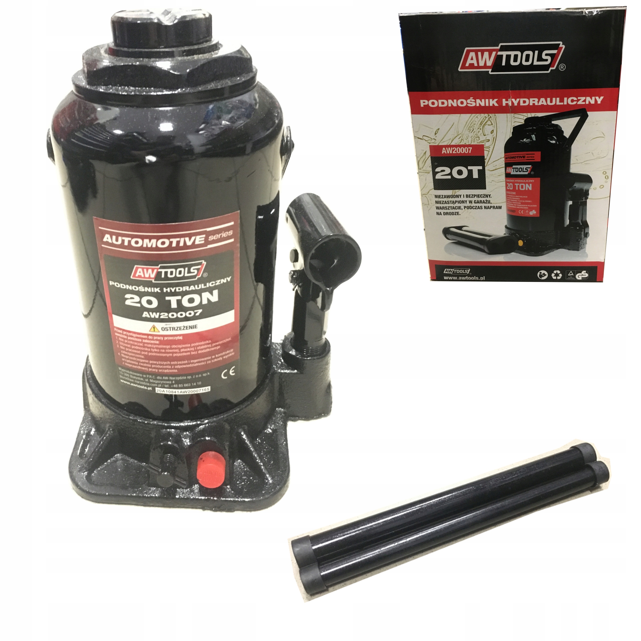 

Podnośnik Słupkowy 20T 20000kg Lewarek Hydrauliczn