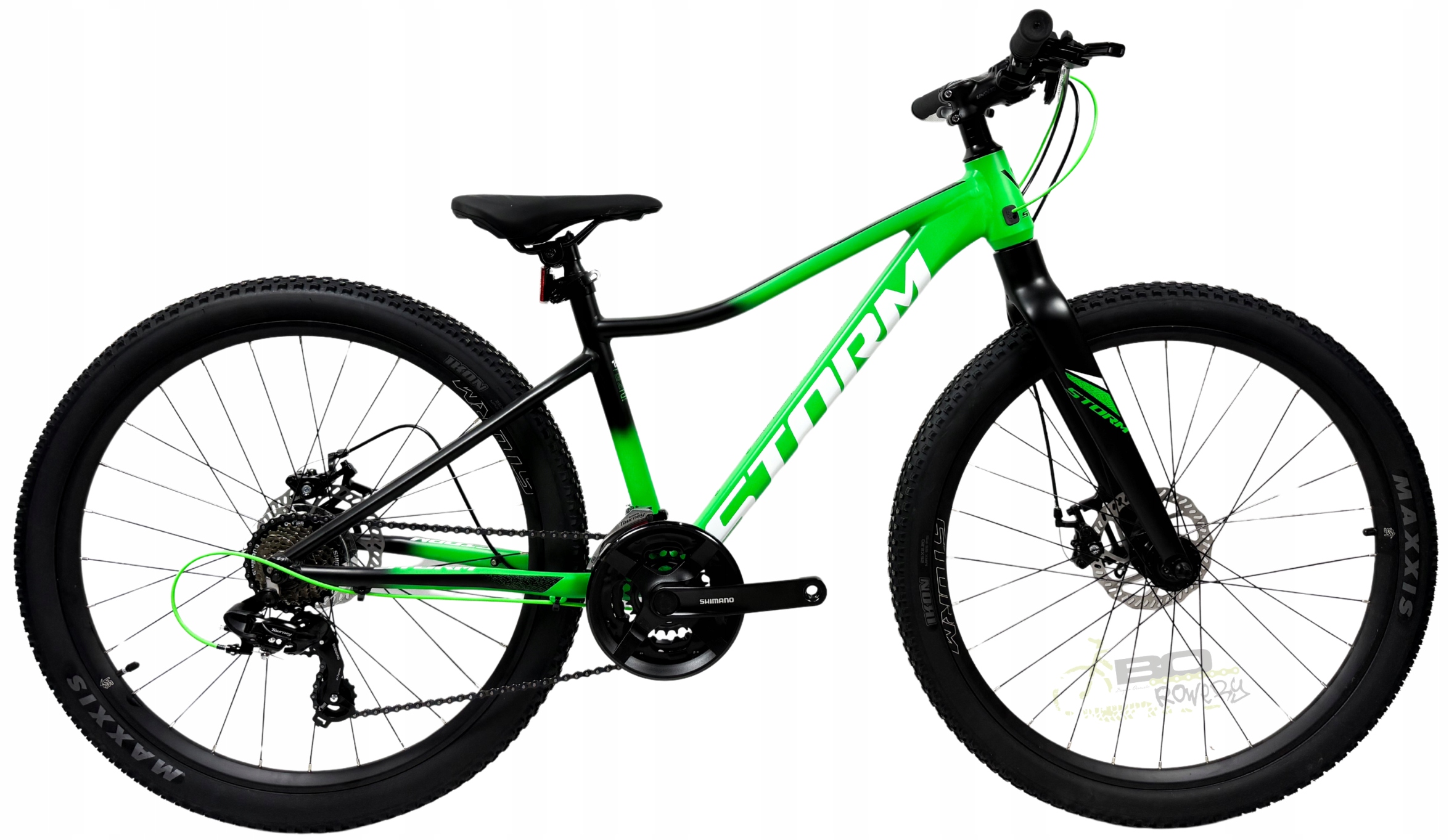 Rower Mtb Storm Racer 1.0 26 2D 15 zielony 2026 Sztywny Widelec