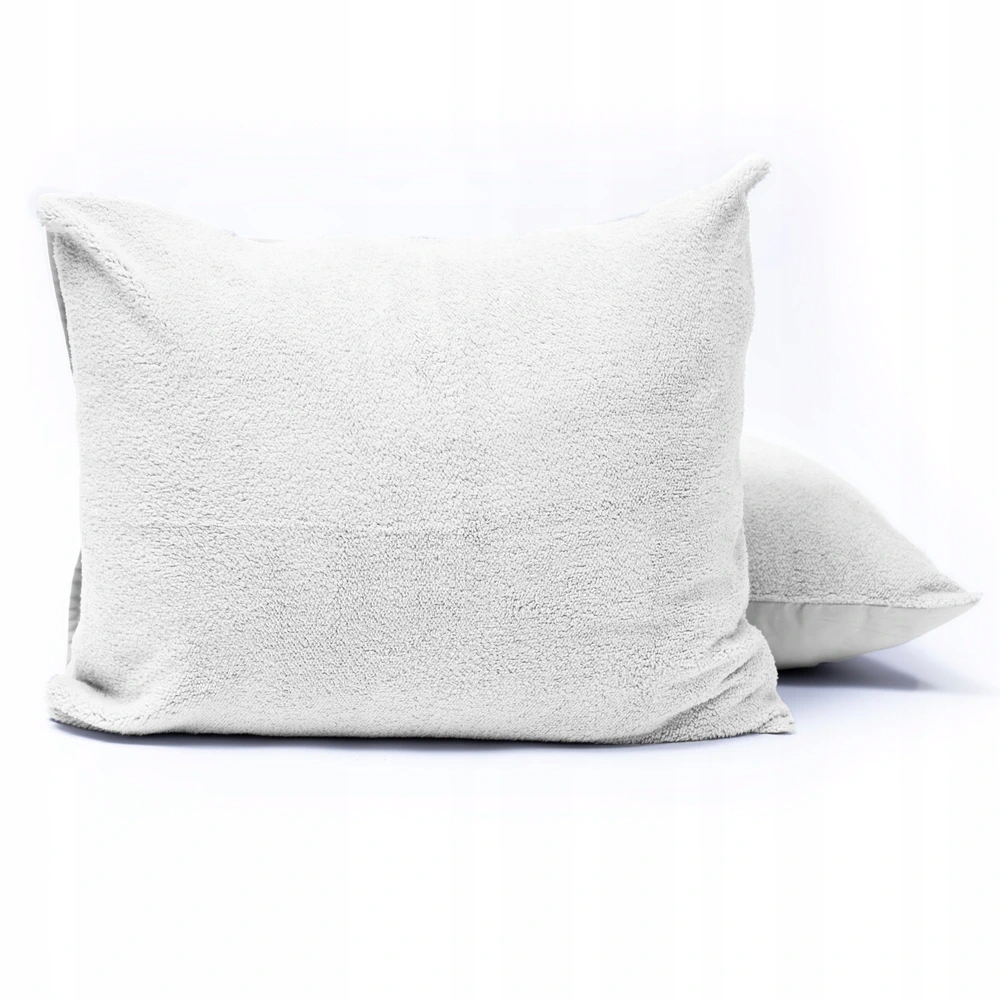 60x70 TEDDY 2pack białe mikrofibra poszewki na poduszkę