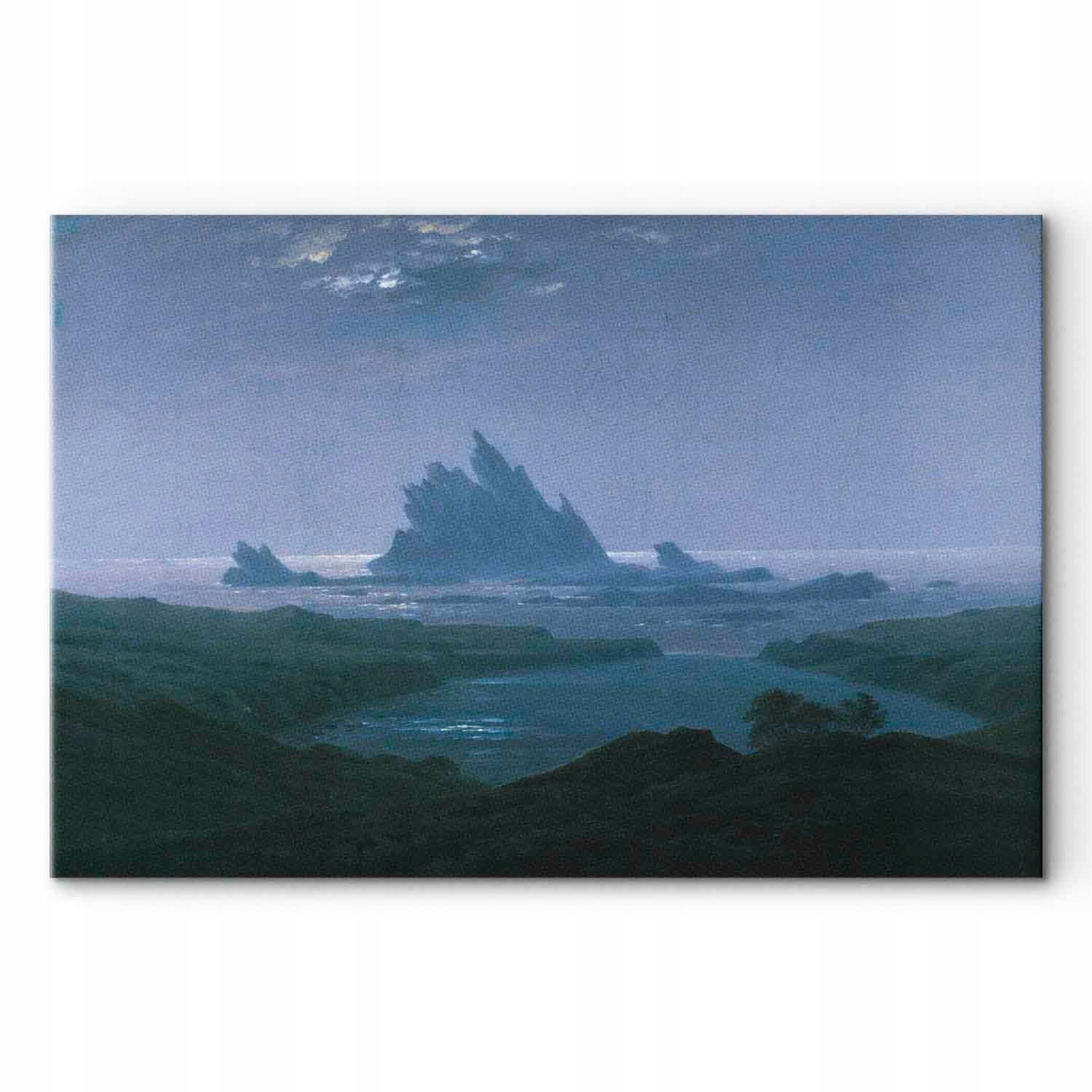 Obraz na plátně canvas Caspar David Friedrich Rafa skalnatá krajina 60x40 cm