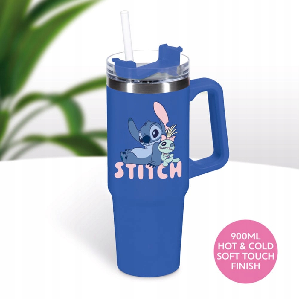Lilo & Stitch Cestovní hrnek s více možnostmi použití Stitch Modrý