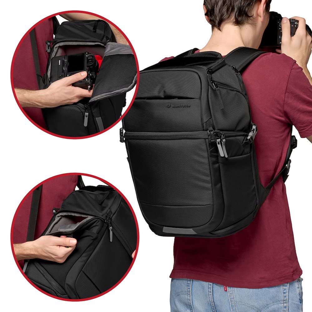 MANFROTTO Advanced Fast III Plecak Na Aparat Laptop I Obiektywy — miniatura 7
