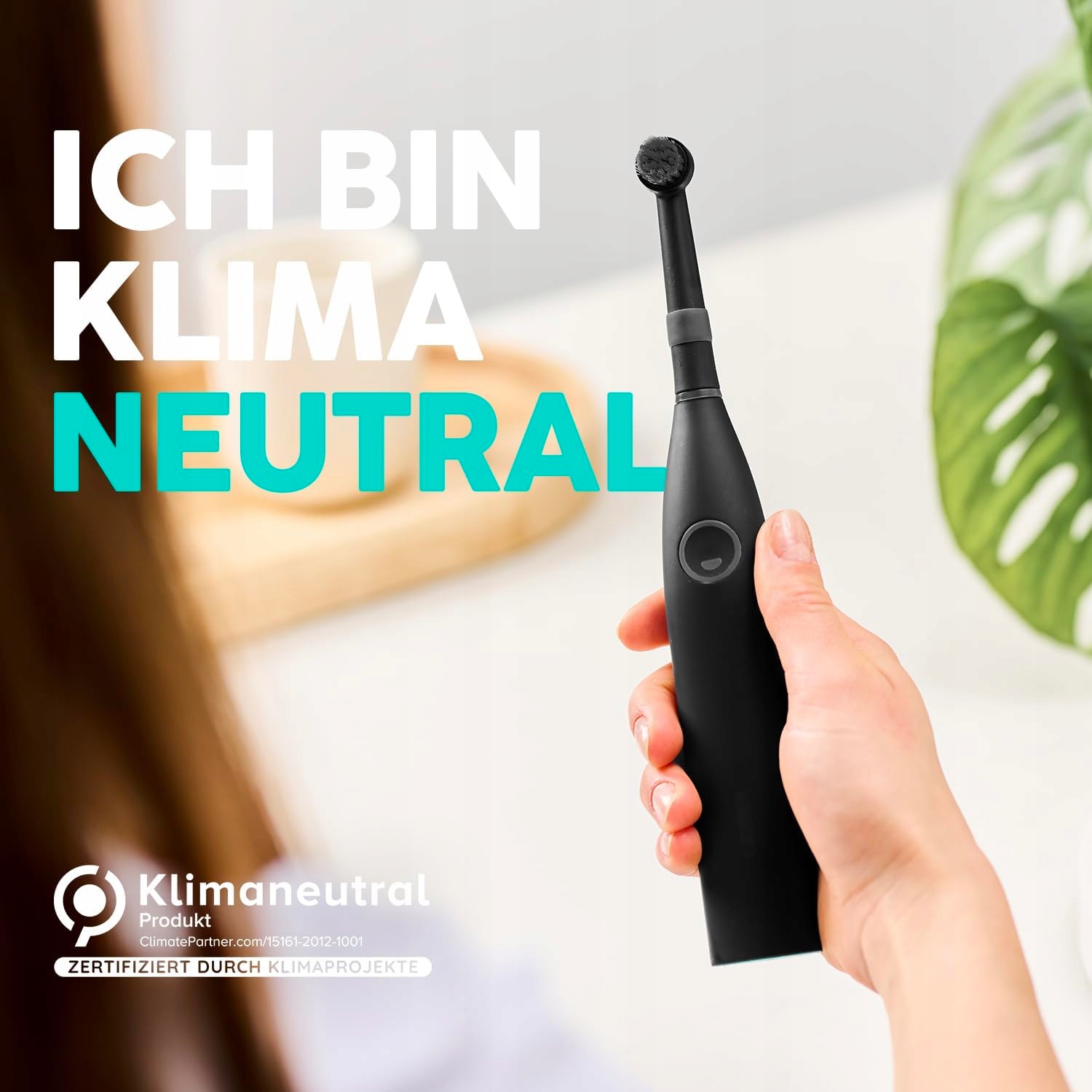 HAPPYBRUSH Szczoteczka Elektryczna Eco R2 Z Akumulatorem 3 Końcówki — miniatura 5