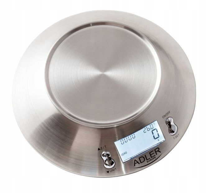 WAGA KUCHENNA INOX TARA TIMER ALARM 5KG Marka Adler