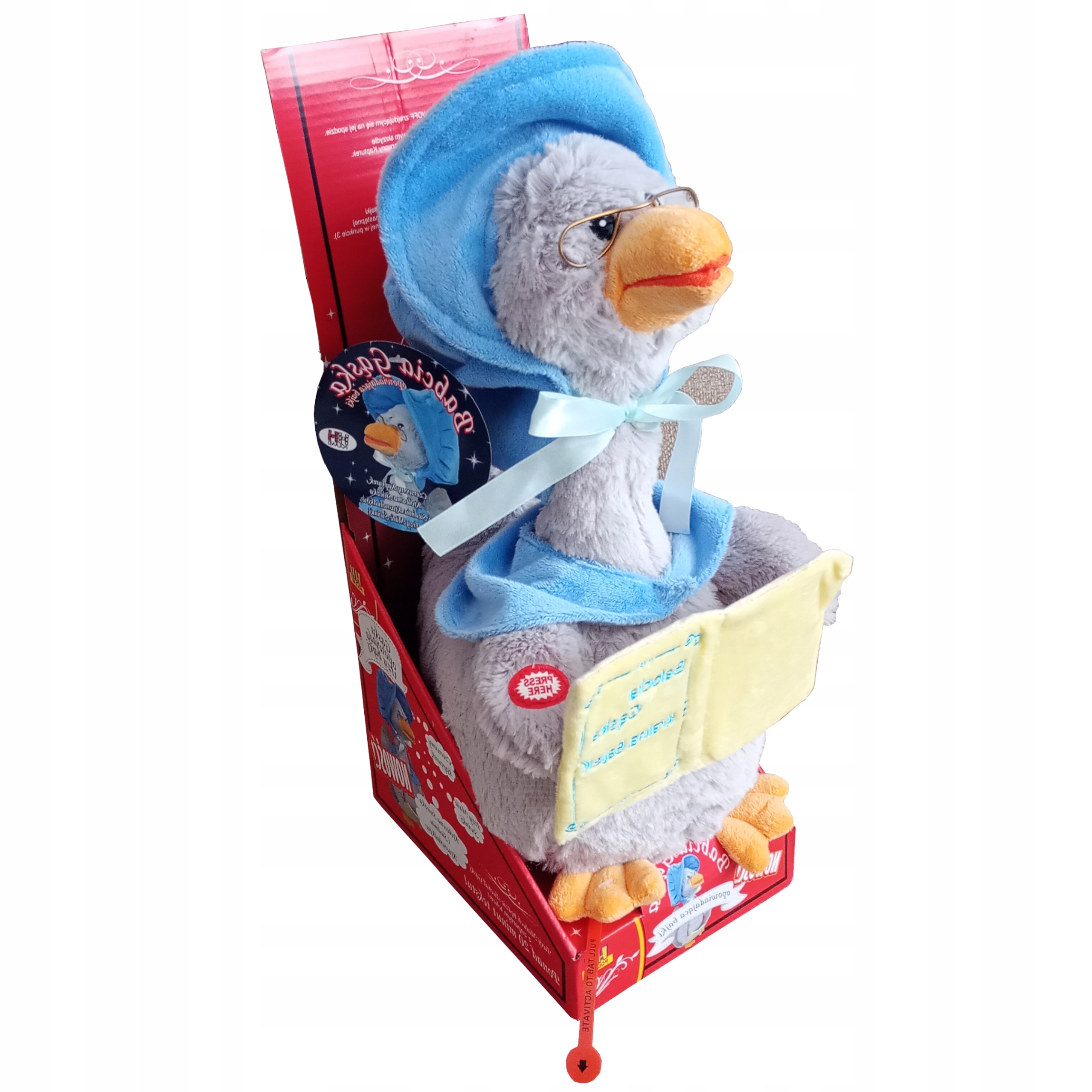 BABCIA GĄSKA OPOWIADA 3 BAJKI PO POLSKU INTERAKTYWNA MASKOTKA NA DOBRANOC Bohater brak