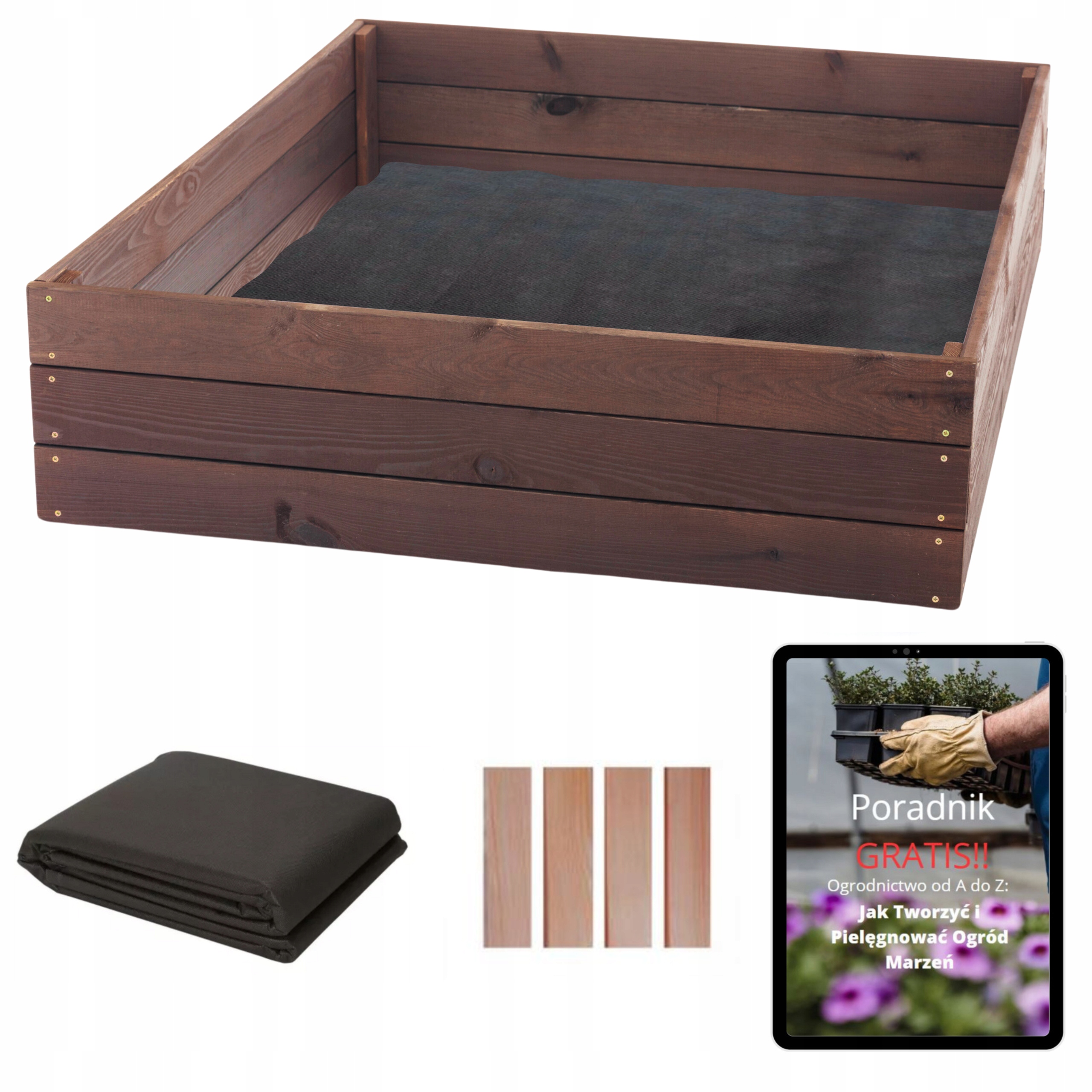 Warzywniak Impregnowany Inspekt Zielnik Rabata Skrzynia 120x100 Gratisy!