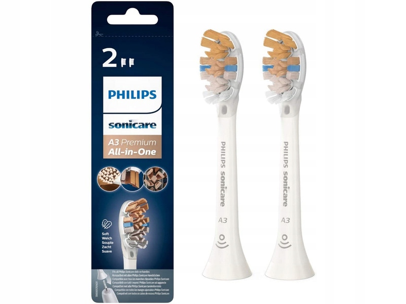 

Końcówka szczoteczki Philips Sonicare Premium 2szt
