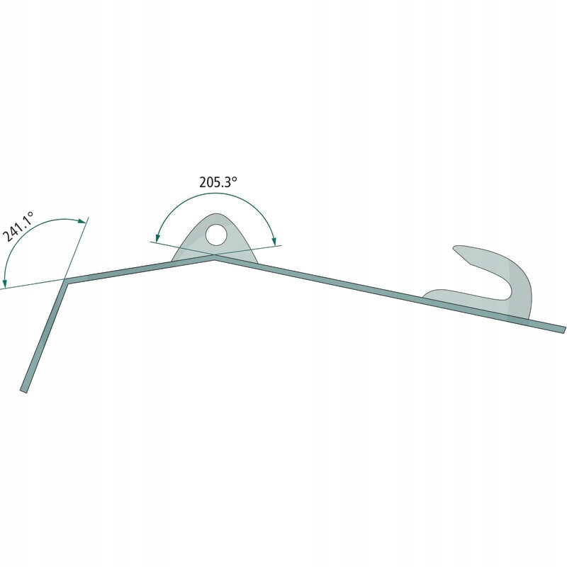 Przystawka Euro-Norm do mocowania haka, 2 szt. Numer katalogowy części 77875545