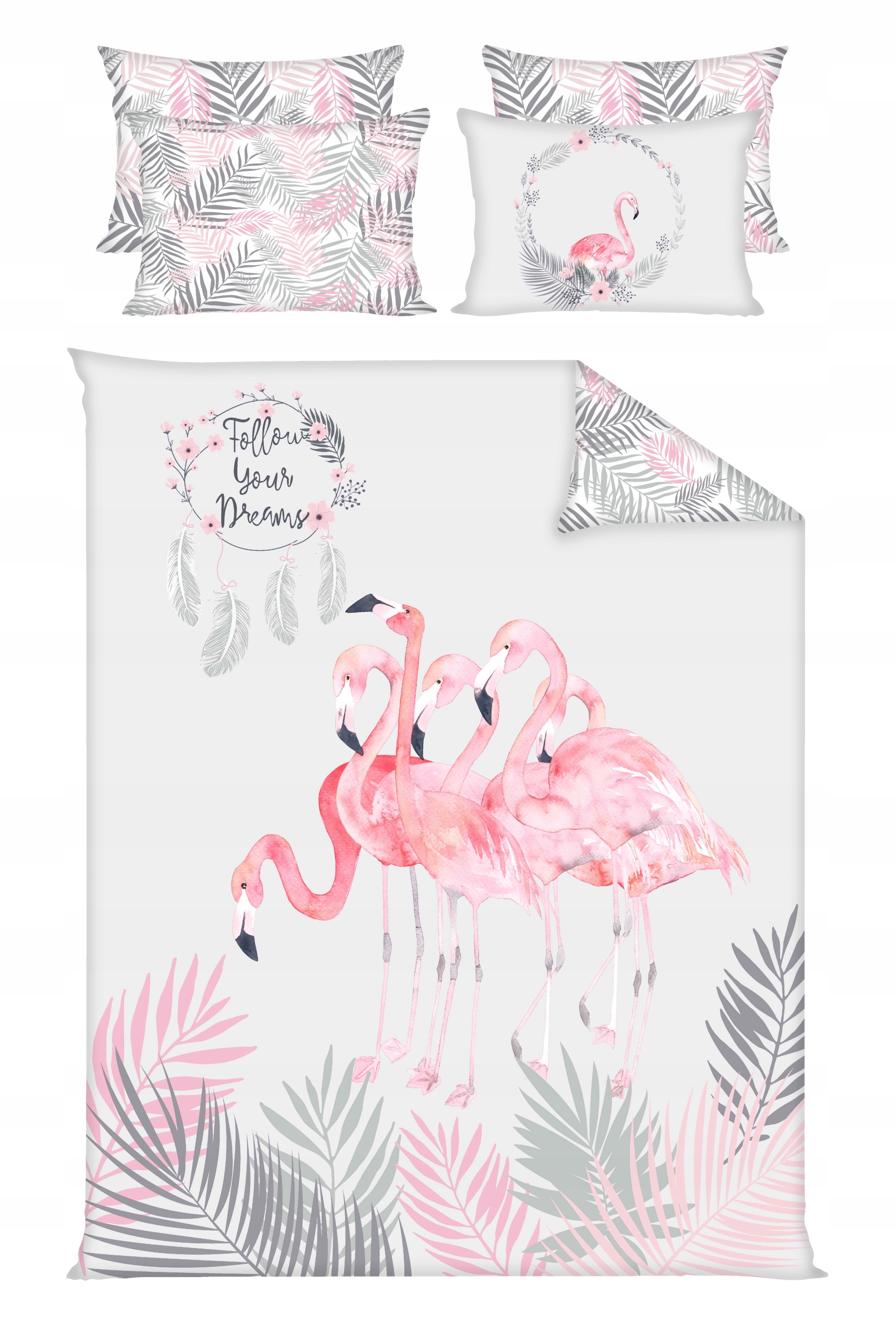 Komplet pościeli 160x200 POL. 100% BAWEŁNA FLAMING