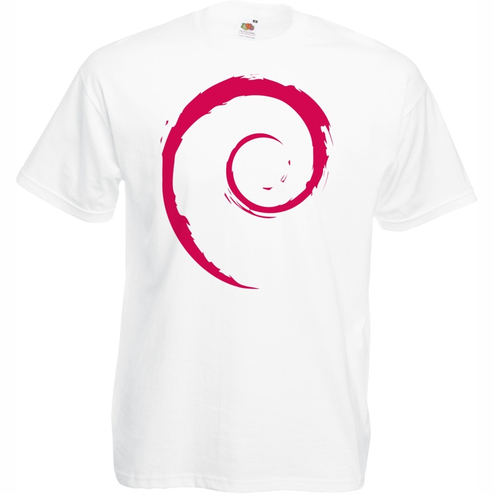 

Koszulka debian informatyk linux It XL biała