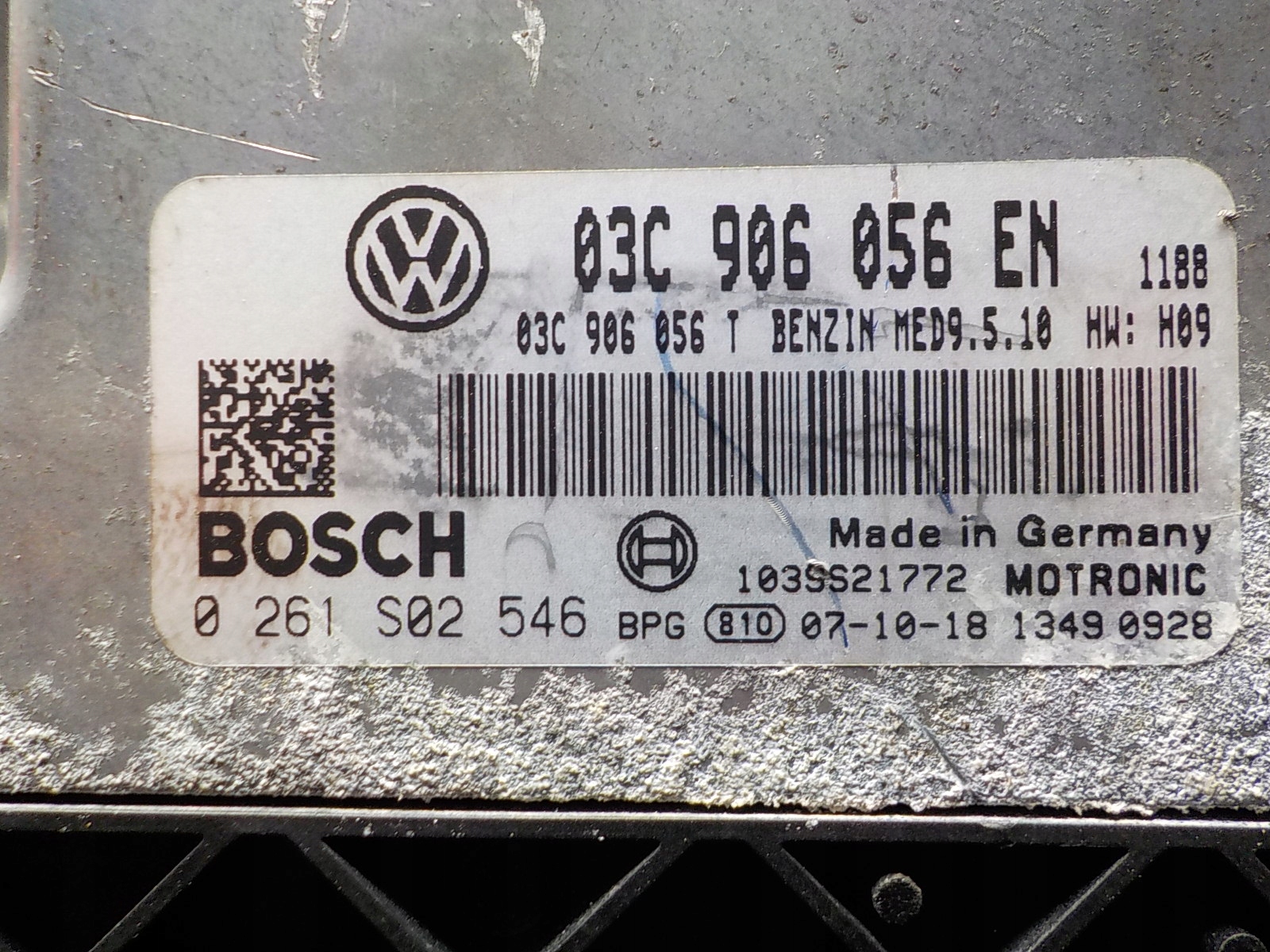 VW Computer Bedienteil 03C906056EN 0261S02546