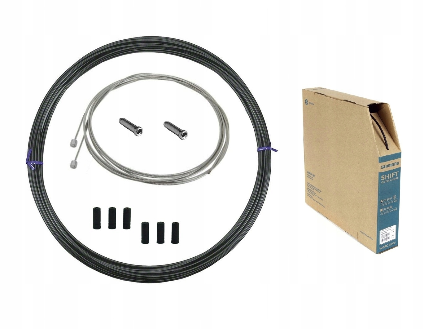 

Zestaw linek i pancerzy przerzutki Shimano Mega!