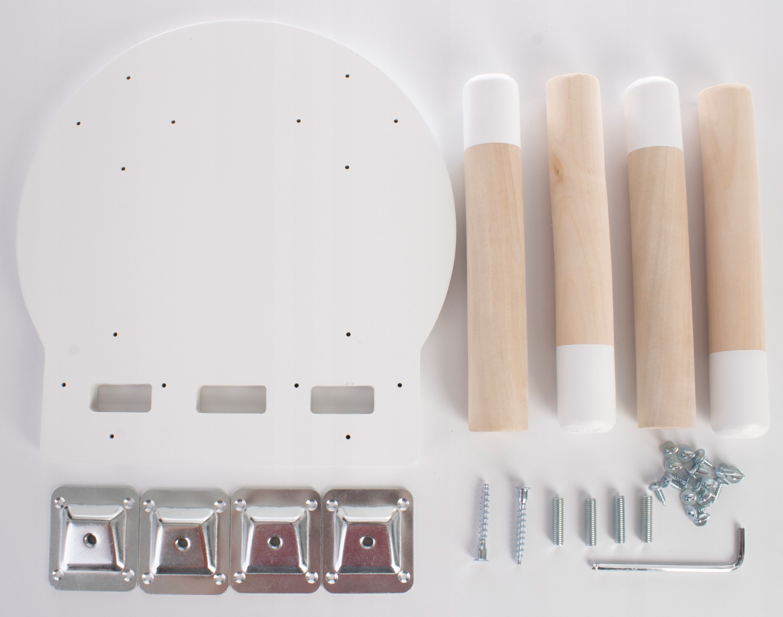 Zestaw Mebli Kotek, stół z dwoma krzesłami Szerokość siedziska 30 cm