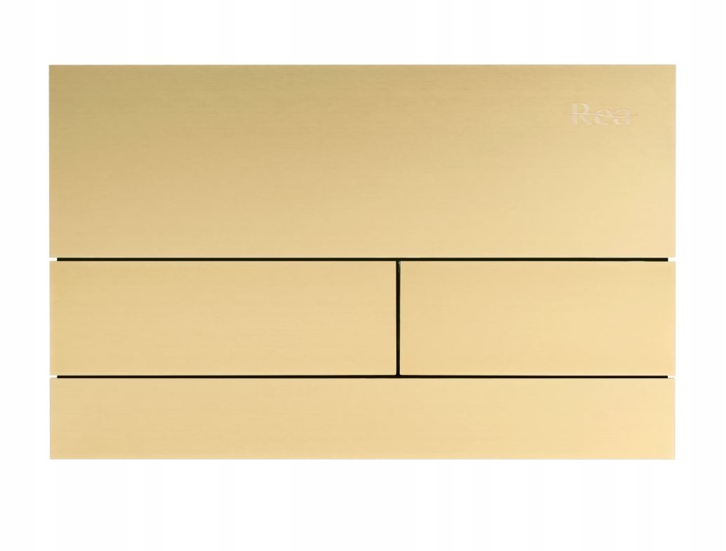Tlačítko Pro Podomítkový Rám Z Nerezové Oceli Brush Gold Rea