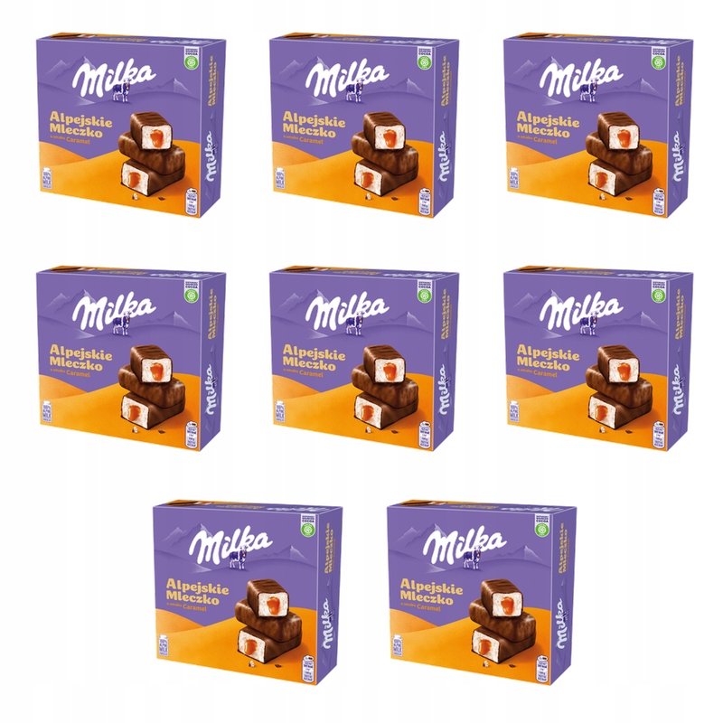 Milka Alpské mléko Caramel 350 g X8