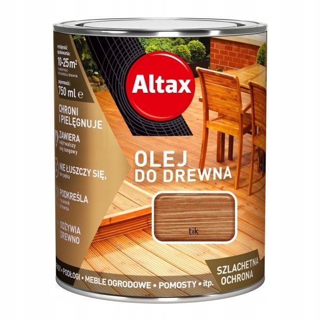

Altax Olej do Drewna 0,75l Tik