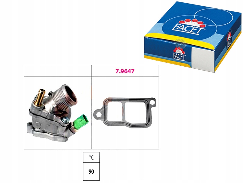 ТЕРМОСТАТ FACET 30650469 30777476 31293698 1880732