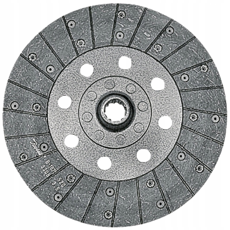 Tarcza sprzęgła 280 22x25, 10 wpustów MADE IN GERMANY