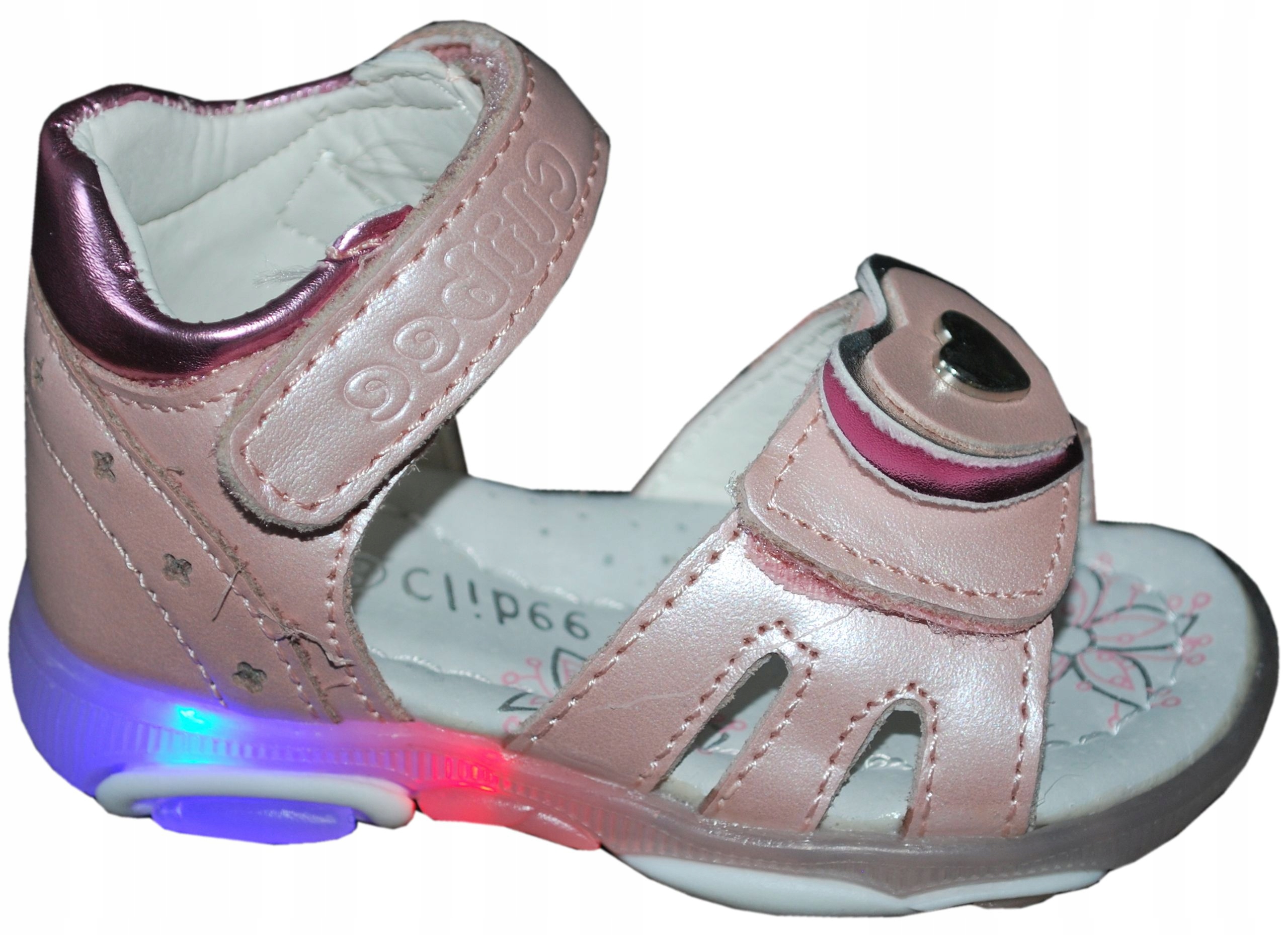

Led 100% Skóra Sandałki .skóra profil r.23 /15cm
