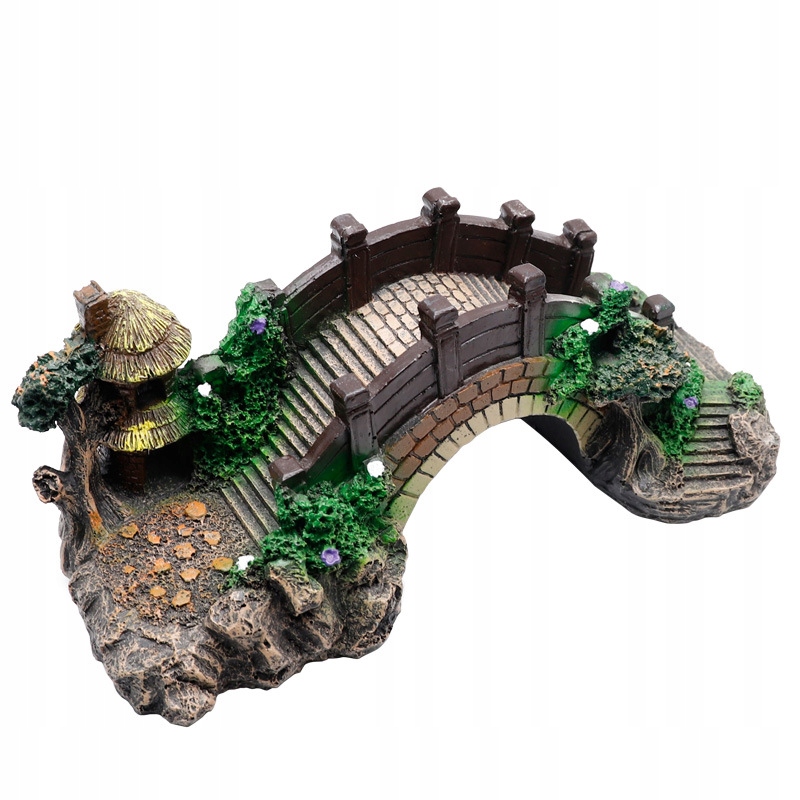 Levně Akváriová dekorace Most do akvária XXL 28 cm