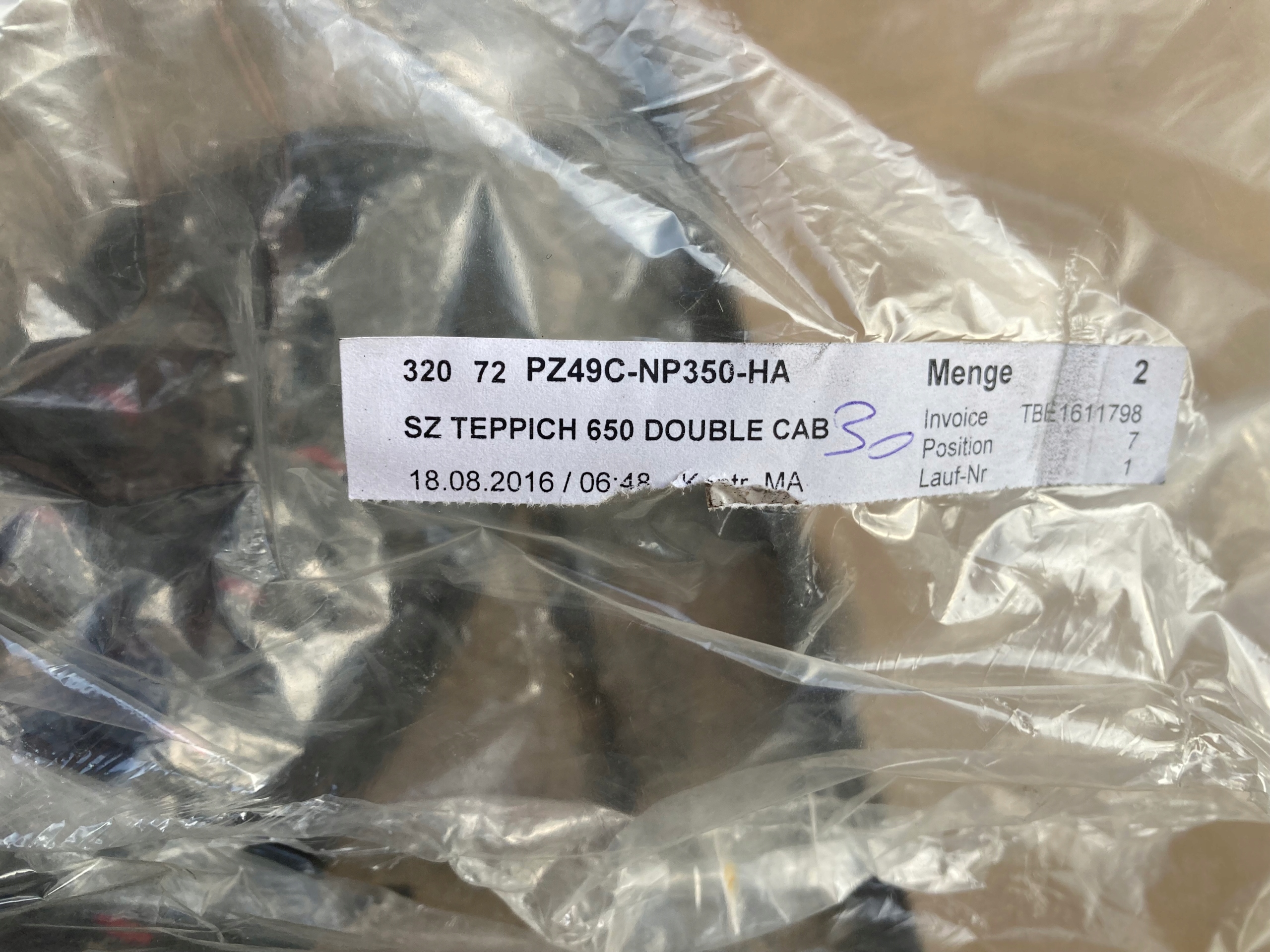 HILUX Коврики оригинал. PZ49C-NP350-HA