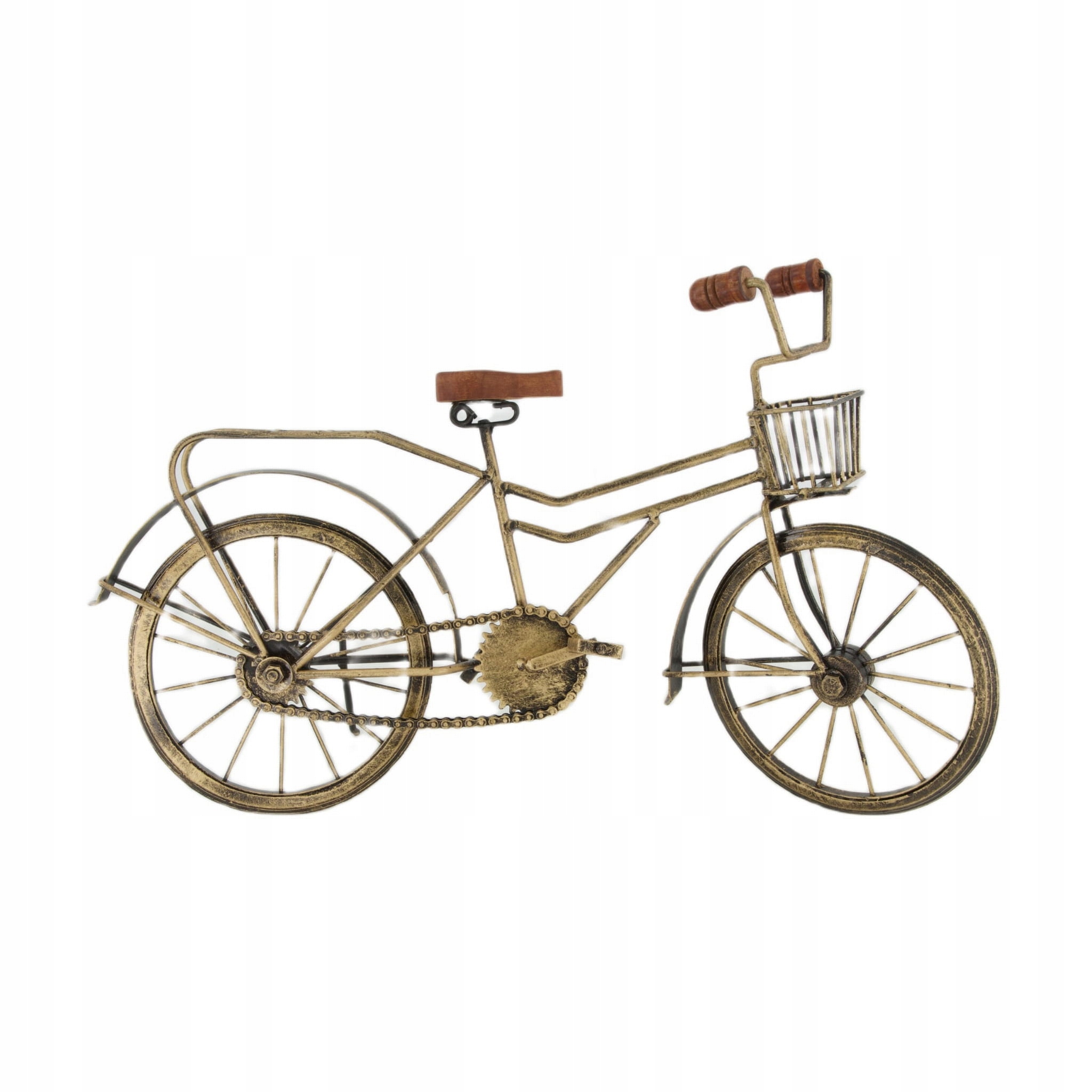 Ozdobná figurka, kolo – kov, 30 cm