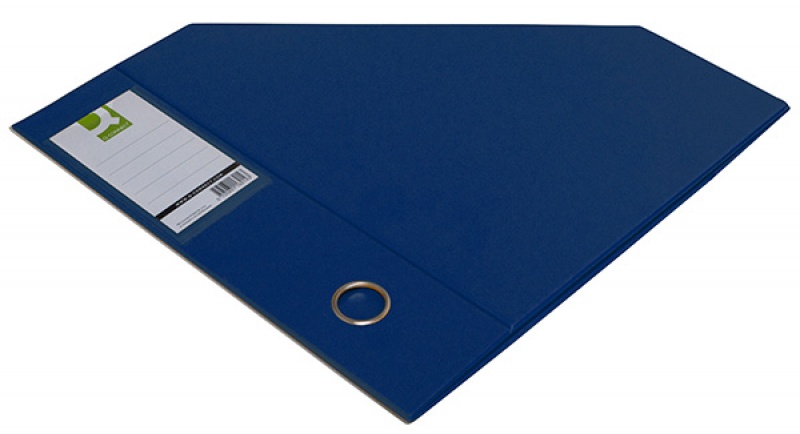 Pojemnik na dokumenty PVC A4/76 ciemnoniebieski Marka Q-connect