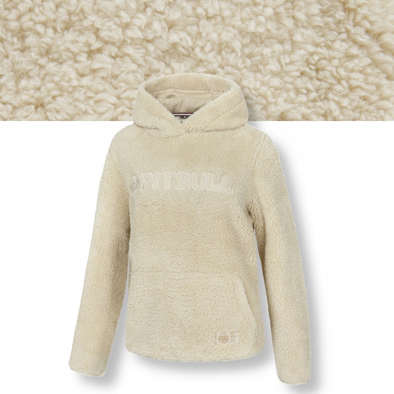 Damska Pluszowa Bluza z kapturem Pitbull Aragona Kangurka Hoodie
