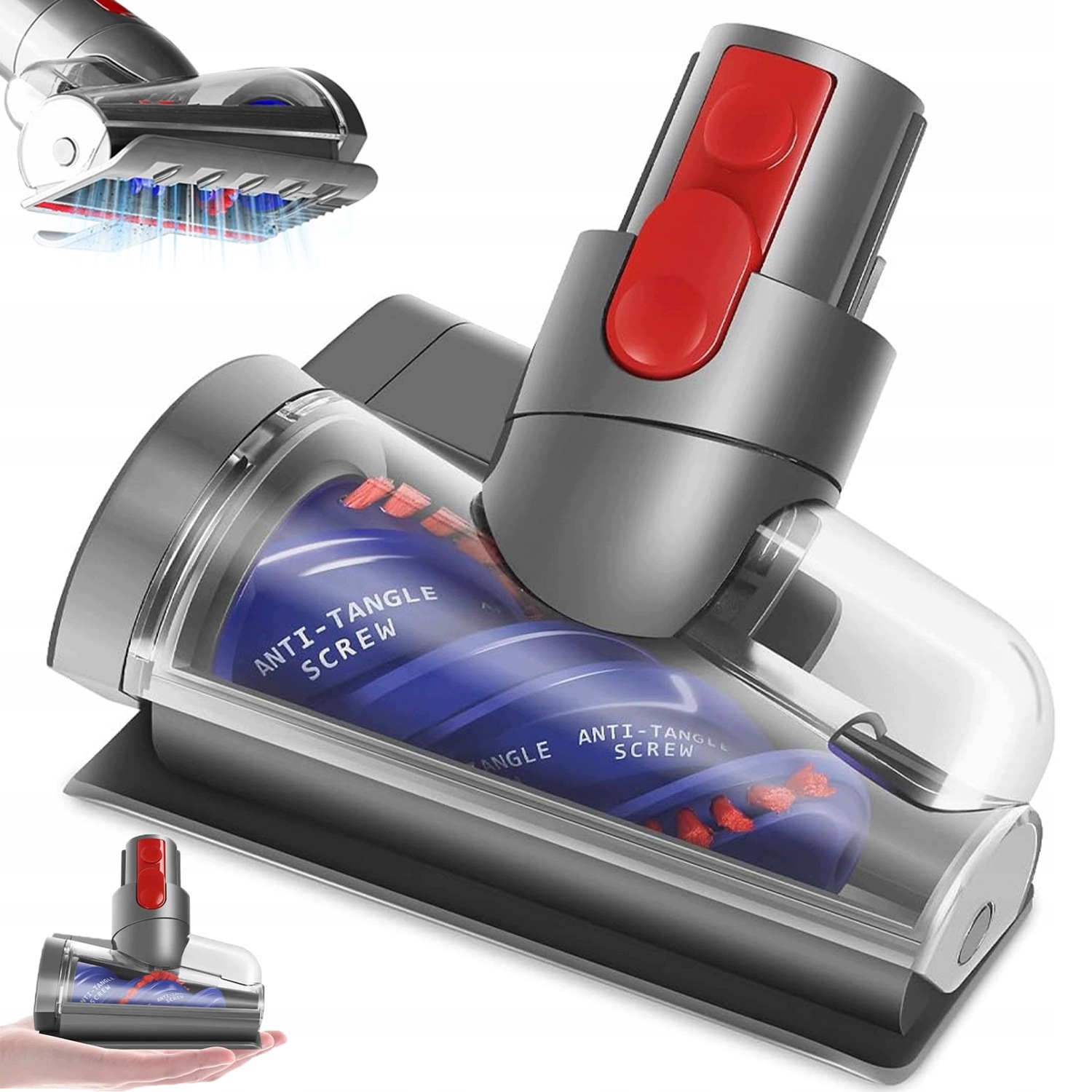 Elektrický Turbokartáč Pro Vysavač V15 V11 V10 V8 V7 Nozzle Příslušenství