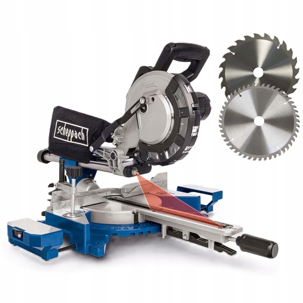 Scheppach HM216 Piła ukośna z posuwem 216 mm z miękkim startem