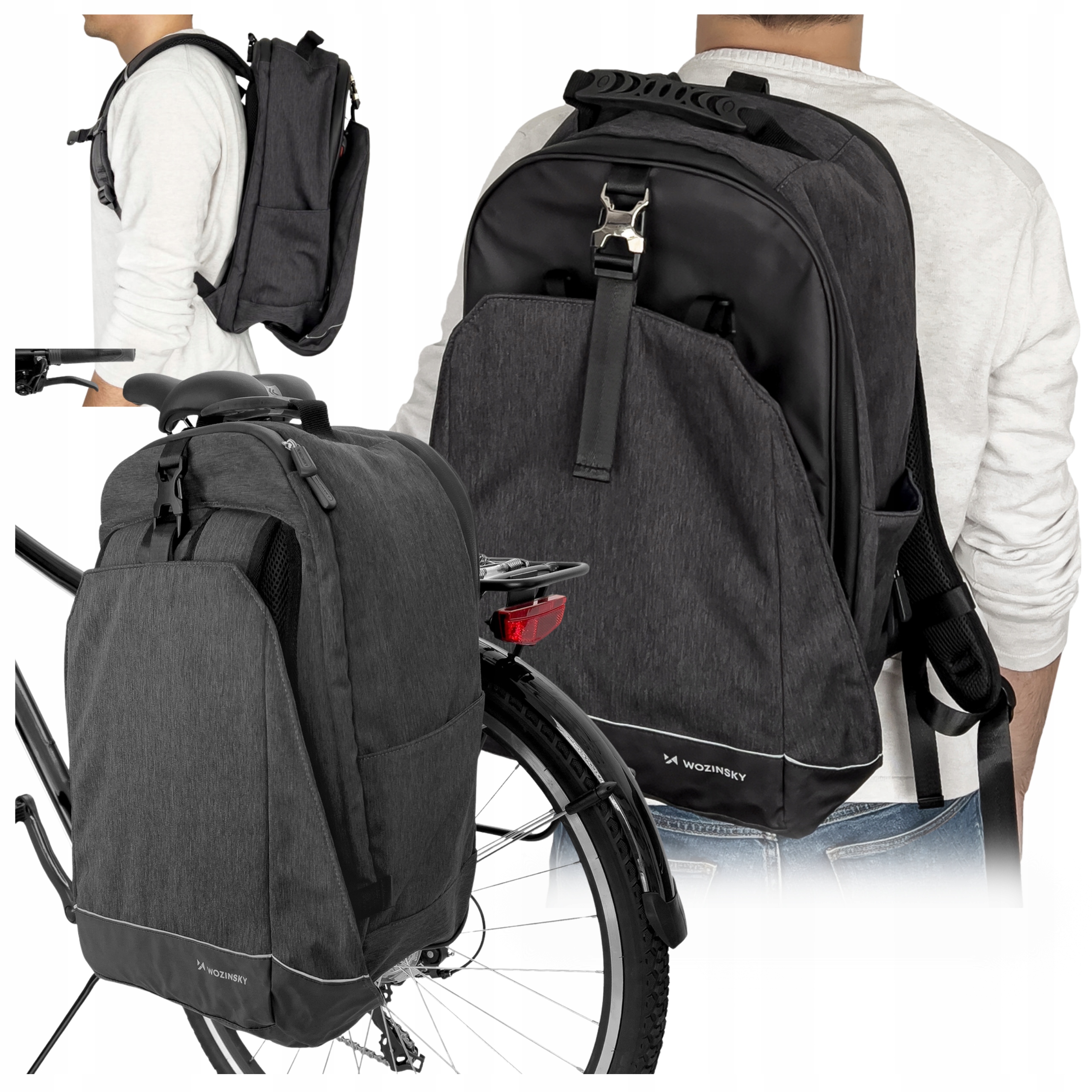 Cyklistická Brašna Taška Na Nosič Velká Školní Batoh Pro Mládež Na Kolo