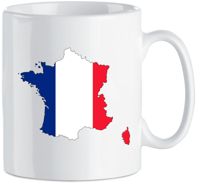 

Kubek nadruk Francja Flaga Państwa 330 ml