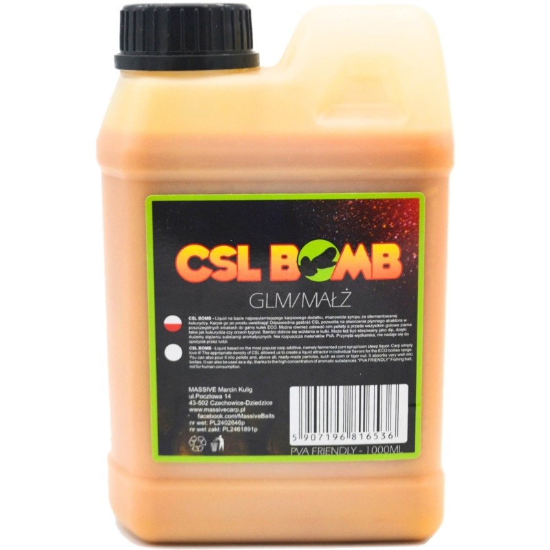 Massive Baits Liquid Csl Bomb Glm/ Małże/ Małż