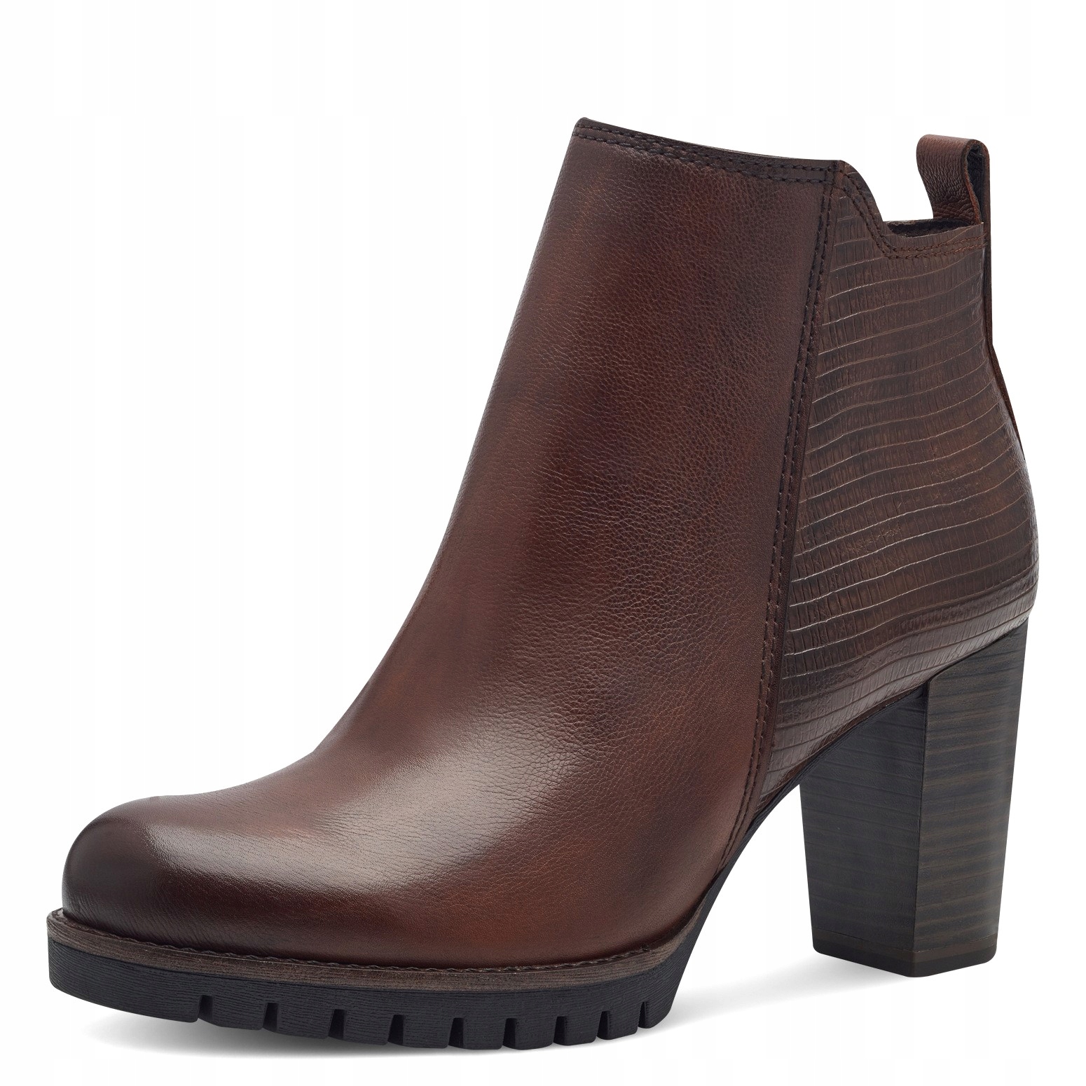 Marco Tozzi 25428-43 Kotníkové Boty Hnědé Cognac VEL.37