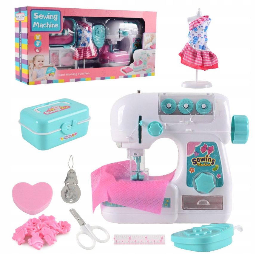 MASZYNA DO SZYCIA DLA DZIECI AKCESORIA NICI NAPĘD