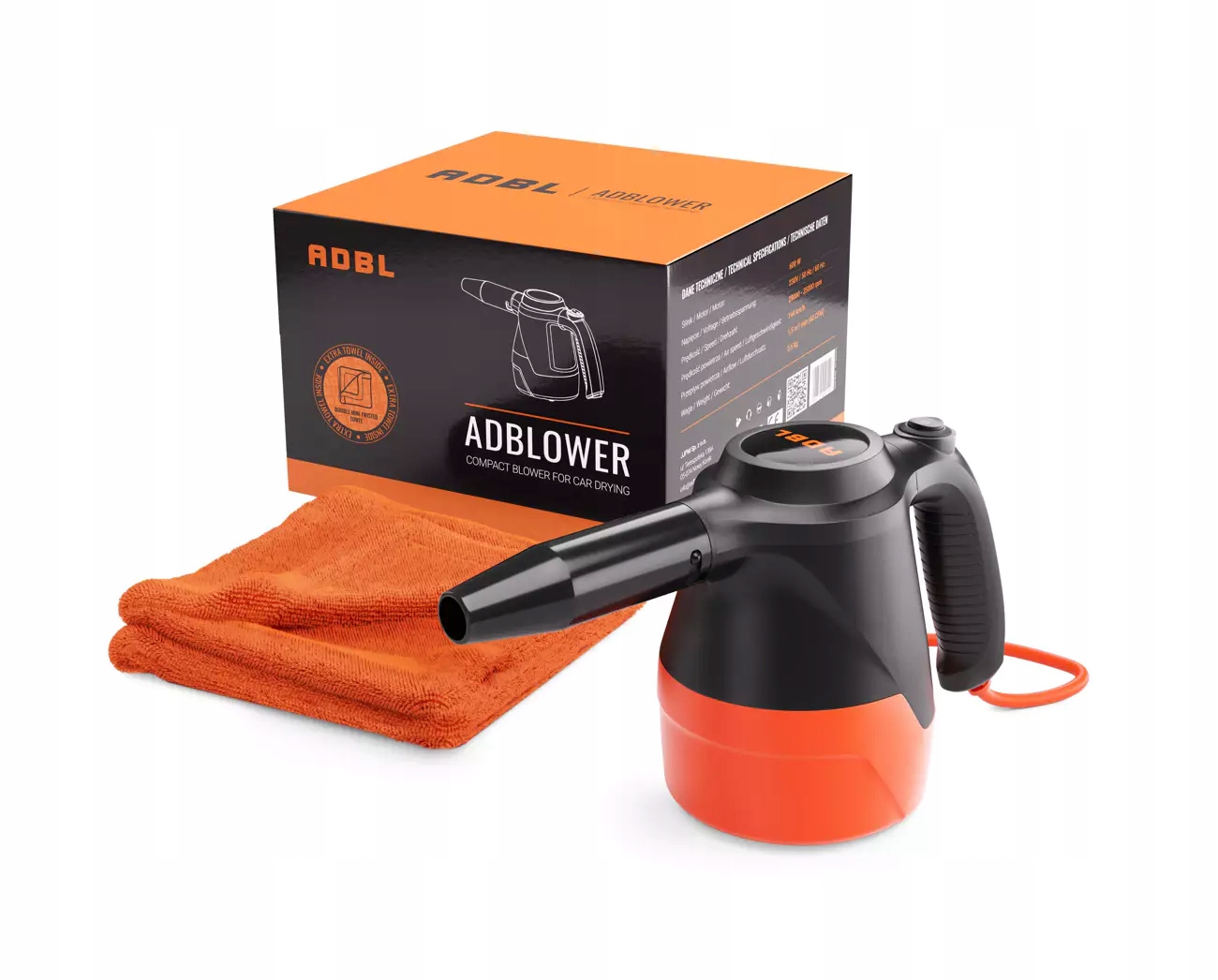 Adbl Adblower Kompaktný fúkač na odvlhčovanie 600 W