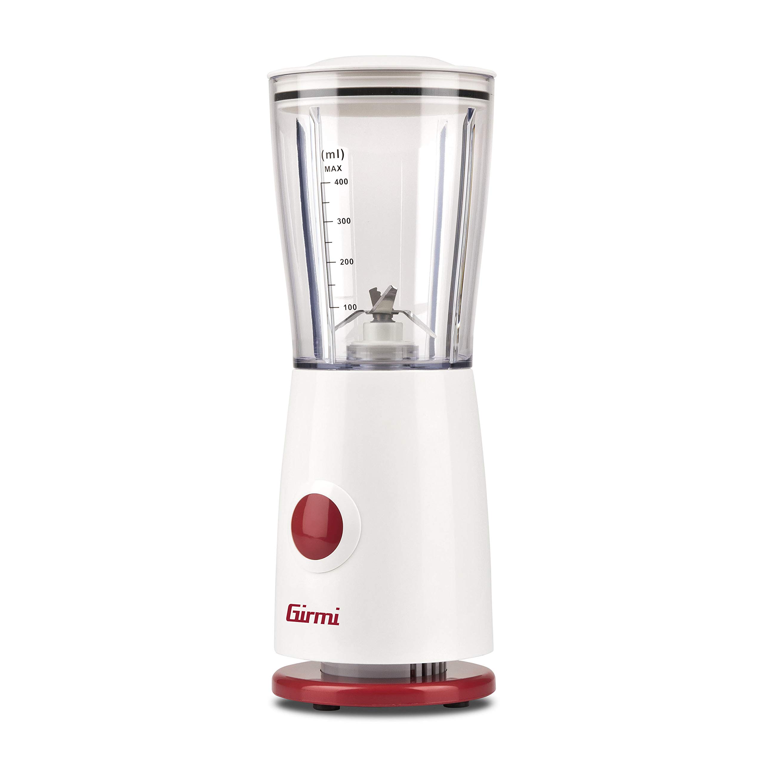 GIRMI Blender Stojący 170W 4 Ostrza Stal Nierdzewna 500ml Biały