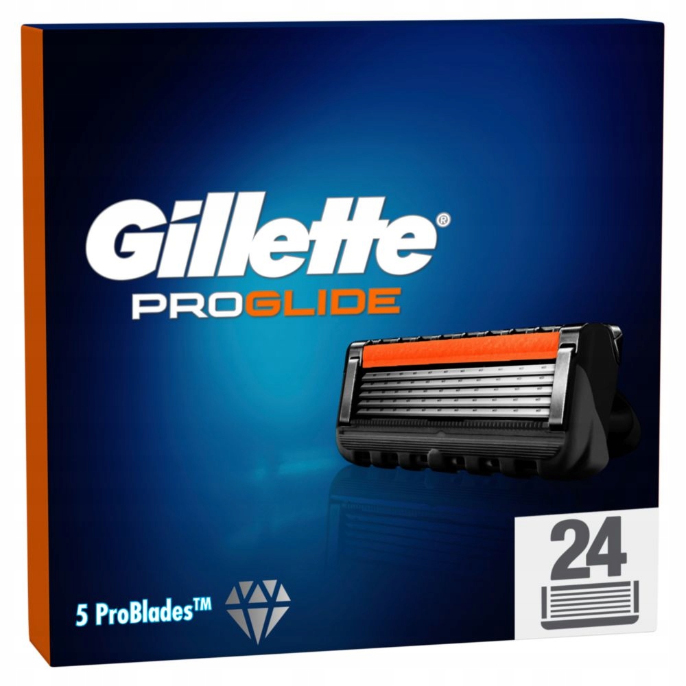 Gillette ProGlide Wkłady do maszynki do golenia dla mężczyzn, 24 sztuki